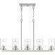 Verlana 5 Light 35 inch Brushed Nickel Chandelier Ceiling Light
